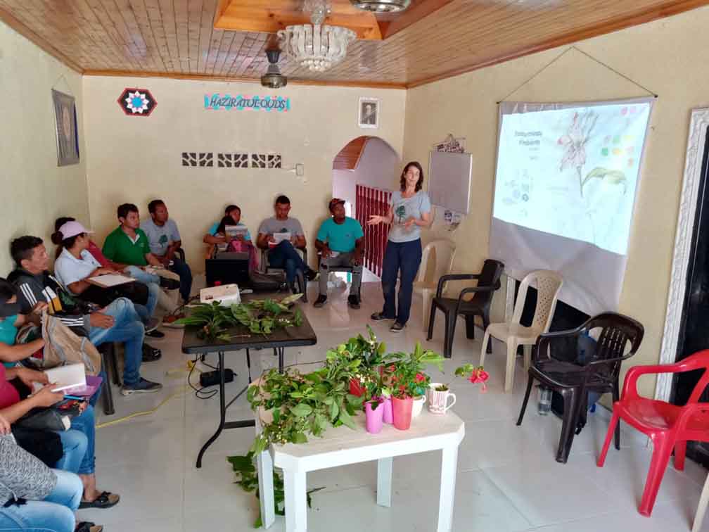 Landwirtschaftliche Workshops in Kolumbien